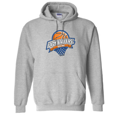 Lady Ballers - Standard Heavy Blend™ Hooded Sweatshirt Thumbnail