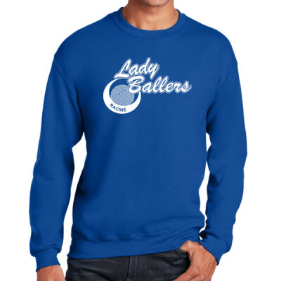 Lady Ballers - Heavy Blend Crewneck Sweatshirt Thumbnail