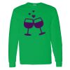 Heavy Cotton 100% Cotton Long Sleeve T Shirt Thumbnail