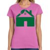 Ladies Heavy Cotton 100% Cotton T Shirt Thumbnail