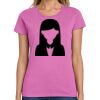 Ladies Heavy Cotton 100% Cotton T Shirt Thumbnail
