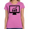 Ladies Heavy Cotton 100% Cotton T Shirt Thumbnail
