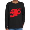 Youth Heavy Cotton 100% Cotton Long Sleeve T Shirt Thumbnail