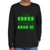 Youth Heavy Cotton 100% Cotton Long Sleeve T Shirt Thumbnail